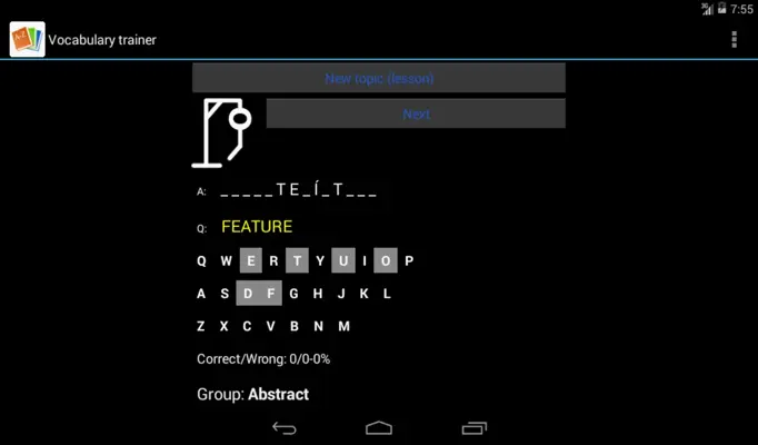 Advanced Dictionary android App screenshot 0